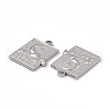 Non-Tarnish 304 Stainless Steel Bigs Pendants STAS-B031-16P-3