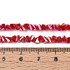 Electroplate Opaque Glass Beads Strands GLAA-N022-4mm-02-4