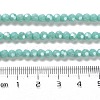 Electroplate Opaque Glass Beads Strands EGLA-A035-P4mm-A14-4