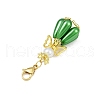 Angel Handmade Glass Seed Beaded & Acrylic Pendants Decorations HJEW-MZ00270-5