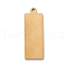 Ion Plating(IP) 201 Stainless Steel Pendant STAS-Z038-04G-3