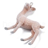 Flocky Resin Pendants RESI-Q002-08B-2