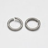 Brass Open Jump Rings KK-E647-17P-5mm-2