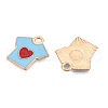 Alloy Enamel Pendants ENAM-S121-088B-2