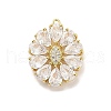Brass Pendants KK-V006-01G-03-2