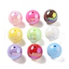 UV Plating Iridescent Acrylic Beads X-MACR-D032-05-1