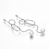 Rack Plating Alloy Wire Wrapped Big Pendants PALLOY-S132-151P-RS-2