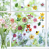 16 Sheets 8 Styles Waterproof PVC Wall Stickers DIY-WH0345-015-5