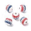 Wood European Beads WOOD-I014-01C-2