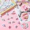 Opaque Acrylic Bead Caps MACR-CJC0006-13-3