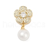Brass Micro Pave Cubic Zirconia Pendants KK-H203-01G-1