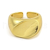Brass Cuff Rings for Women RJEW-E294-03G-02-2