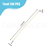 DICOSMETIC 150Pcs Brass Flat Head Pins KK-DC0003-81-2