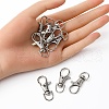 20Pcs Alloy Swivel Lobster Claw Clasps FIND-YW0001-55A-4