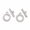 Brass Toggle Clasps KK-E068-VC177-1