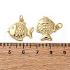 Brass Micro Pave Cubic Zirconia Pendants KK-S525-02G-3