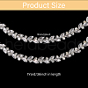 Iron Rhinestone Cup Chains FIND-WH0139-358-2