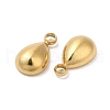 304 Stainless Steel Charms STAS-H214-09G-2