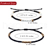 4Pcs 4 Style Glass Seed Braided Bead Bracelets and Anklets Set SJEW-SW00003-01-3