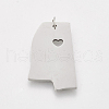 Tarnish Resistant 201 Stainless Steel Pendants STAS-T038-67-1