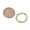 Natural Peridot Beaded Stretch Rings for Women RJEW-JR00868-08-3