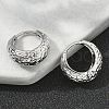 Brass Hoop Earrings EJEW-D320-16P-3