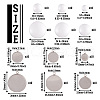  DIY Blank Dome 304 Stainless Steel Pendant Making Kits DIY-TA0011-82-13