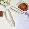 ABS Plastic Imitation Pearl Hat Bands DIY-WH0496-37-4