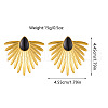 304 Stainless Steel Enamel Stud Earrings FS-WG1F046-04-1