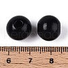 Spray Painted Round Natural Schima Wood Beads WOOD-A018-12mm-03-1-3