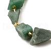 Raw Rough Natural Green Aventurine Beads Strands G-Z087-A02-4