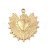 304 Stainless Steel Pendants STAS-D366-05A-G-1