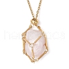 304 Stainless Steel Macrame Pouch Empty Stone Holder Necklace Making NJEW-JN05236-01-4
