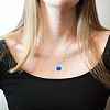 200Pcs 10 Color Transparent Frosted Glass Charms PALLOY-GO00001-6