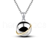 Non-Tarnish Planet Stainless Steel Pendant Necklace PW-WG85643-01-1
