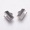 Tarnish Resistant 304 Stainless Steel Ribbon Crimp Ends STAS-K146-043-10mm-1