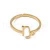 Real 18K Gold Plated 304 Stainless Steel Adjustable Finger Ring RJEW-L115-01G-01-2