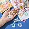 60Pcs 6 Colors Imitation Jelly Acrylic Pendants FIND-YW0005-34-4