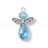 Glass Pendants PALLOY-JF03356-02-2