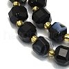 Natural Banded Agate Beads Strand G-I376-D06-01-3