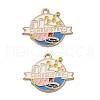 Chemistry Theme Alloy Enamel Pendants ENAM-V002-01A-KCG-1