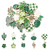 20Pcs 10 Styles Alloy Enamel Pendants ENAM-YW0004-21-1