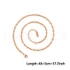 3MM Unisex 304 Stainless Steel Rope Chains Necklaces LM7295-3-1