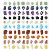  150G 10 Styles Mixed Gemstone Beads G-TA0001-71-2