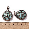 Natural & Synthetic Mixed Gemstone Pendants G-A241-02R-4