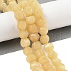 Natural White Jade Beads Strands G-N344-03J-2