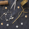 GOMAKERER 60Pcs 2 Colors Brass Spacer Beads KK-GO0001-35-5