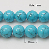 Synthetic Turquoise Beads Strands TURQ-H038-10mm-XXS09-2