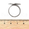 Non-Tarnish 304 Stainless Steel Sun & Moon Planet Open Cuff Ring for Women RJEW-B027-20P-6