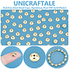 Unicraftale 100Pcs 304 Stainless Steel Bead Caps STAS-UN0057-85-5